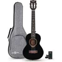 Gear4Music Archback Tenor Ukulele Pakke fra Sort