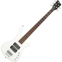 Warwick RockBass Corvette $$ 5 String Bass Solid White High Polish