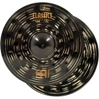 Meinl Classics Custom Dark 14 Hi-Hats & Heavy Duty Two-Leg Hi-Hat Stand by Gear4music