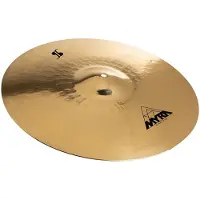 Stagg Myra 18 Rock Crash Cymbal & Gear4music Boom Arm Stand Black