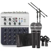 SubZero 6-kanals mini-mixer og mikrofoner pakke