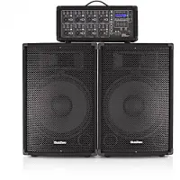SubZero SZPA-815 300W 15" PA-system med digital medieafspiller