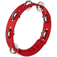 Meinl Nino by 8" ABS Tambourine 1 row Red