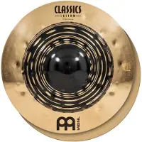Meinl Classics Custom Dual 15 Hi Hats & Heavy Duty Two-Leg Hi-Hat Stand by Gear4music