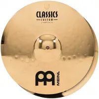 Meinl Classics Custom 14" Powerful Hi-Hats & Heavy Duty Two-Leg Hi-Hat Stand by Gear4music