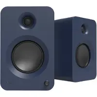 Kanto Audio AUDIO 200W aktive bogreolshøjttalere med HDMI ARC, USB-C og Bluetooth 5.3 - mat blå, par (inkl. Type C strømkabel)