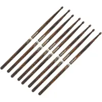 Promark Rebound 2B FireGrain Hickory Drumsticks Acorn Wood Tip