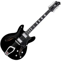 Hagstrom Viking Deluxe 12-String Gloss Black