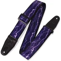 Levys Leathers MP-18 2" Polyester Guitar Strap Lightning