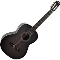 Gear4Music Deluxe Classical Guitar by Trans Black