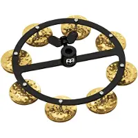 Meinl Headliner Series Hi-Hat Tambourine 1 Row Brass Jingles