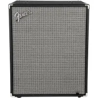 Fender Rumble 210 2x10 Bass Cabinet Black and Silver