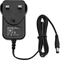 Gear4Music 9V Compact Power Supply fra Center Negative Multi Plug