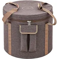 Sonic Energy 14" Crystal Singing Bowl Bag for 13" & 14" Bowls Brown