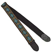 Gretsch G Brand Strap Blue/Orange Black Ends