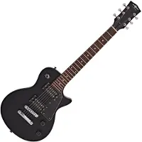 Gear4Music 3/4 New Jersey elektrisk guitar fra sort