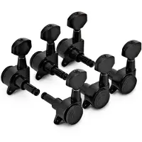 Gear4Music Guitarworks Låsende Stemmeskruer 3-per-side Sort