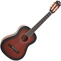 Gear4Music Deluxe 1/2 Classical Guitar by Trans Sunburst