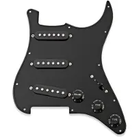 Gear4Music Guitarworks SSS Forudinstalleret Plekterbræt Sort