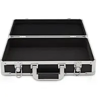 Gear4Music Guitarpedalbræt Flight Case fra