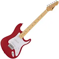 Gear4Music LA Select elguitar fra Rød