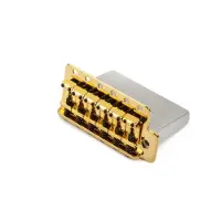 Fender Vintage-Style Strat Bridge Assembly (2-3 / 16" Spacing) Gold