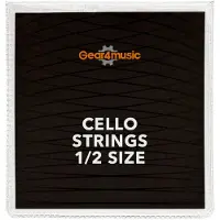 Gear4Music Strengesæt til Cello fra 1/2 størrelse