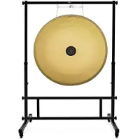 Gear4Music Life 28 Inch Steel Gong with Carry Bag & Adjustable Stand