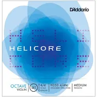 D'addario And Co Helicore Octave Violin String Set 4/4 Size Medium
