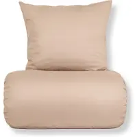 Nordstrand Bambus sengetøj 140x200 cm - 100% bambus - Champagne farvet satinvævet