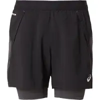 Asics Sportsbukser 'Road' grå / sort