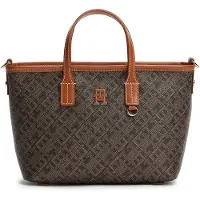 Tommy Hilfiger Håndtaske beige / brun / sort