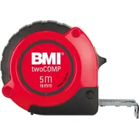 Bmi Båndmål EC2 19mm 5m m/magnet 2-komp.
