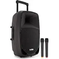 SubZero SZPA-P12 Bærbart PA-system med Bluetooth + Trådløse Mikrofoner
