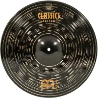 Meinl Classics Custom Dark 16 Crash & Heavy Duty Cymbal Boom Stand by Gear4music