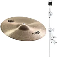 Stagg 8" SH Medium Splash Cymbal & Gear4music Grabber Arm