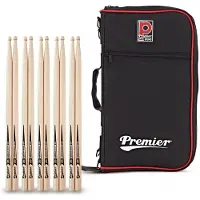 Premier Drumstick Bag and 2B Drumsticks Pack