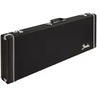 Fender Classic Series Wood Case - Strat/Tele Left-Hand Black