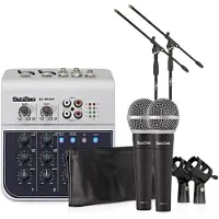 SubZero pakke med mini mixer med 4 kanaler og mikrofoner
