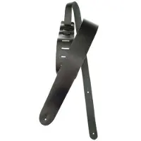 Daddario 25L00-DX Classic Leather Guitar Strap Black Extra-Long