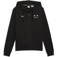 Puma BMW M MOTORSPORT Essentials Fleece Track Jacket Men, Clothing, Black, L