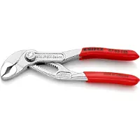 Knipex Cobra, Slip-joint tænger, 2,5 cm, 2,7 cm, Krom-vanadium-stål, Plast, Rød