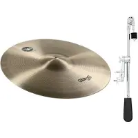Stagg 6" SH Medium Splash & Gear4music Deluxe Weighted Cymbal Arm