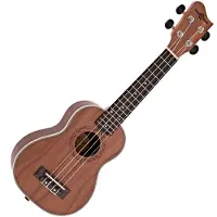 Gear4Music Koa Sopranukulele fra