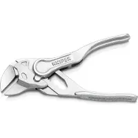 Knipex 86 04 100, Slip-joint tænger, 2,1 cm, Krom stål, Stål, Rustfrit stål, 100 mm