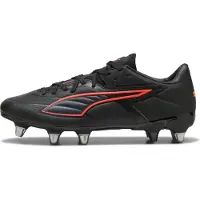 Puma Avant PRO II H8 Rugby Boots Men, Shoes, Black/Red/Strongray, 49.5