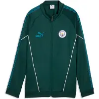 Puma Manchester City Track Jakke King Anthem - Grøn/Blå Børn - , størrelse 164 cm