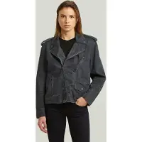 G-Star Perfecto Jacket - rinsed ink blue coated - Women