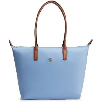 Tommy Hilfiger Shopper 'Popette' lyseblå / cognac