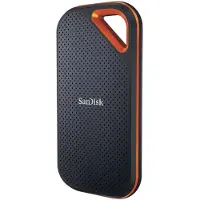 SanDisk Extreme PRO Portable V2 SSD - 4TB - Sort - Ekstern SSD - USB 3.2 Gen 2x2